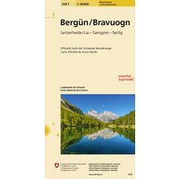 Swisstopo 1 : 50 000 Bergün Bravougn Wanderkarte